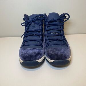 Nike Air Jordan 11 Retro (PS) DO3857-441 Midnight Navy Velvet Sneakers Size 3Y